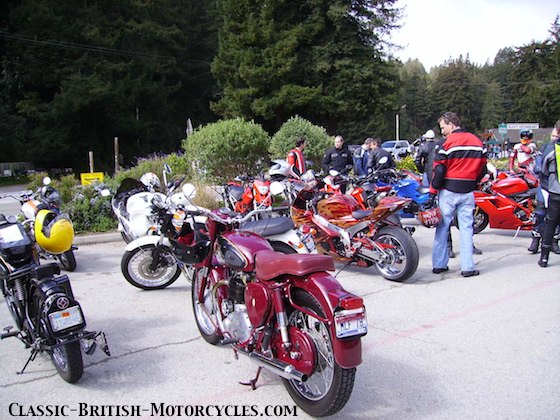 alices restaurant, morning after ride, clubmans all-british weekend, bsaoc, bsaocnc