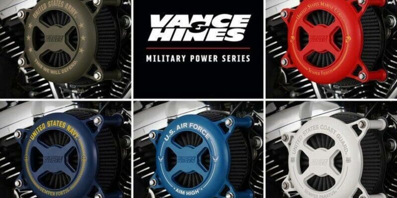 Vance & Hines Air Intakes from their VO2 Military Power Series