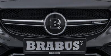 A view of a car that's been tuned by Brabus Automotive Tuning