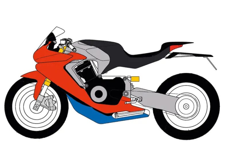 Honda Patent Shows Single-Shell (Monocoque) Superbike Project In The ...