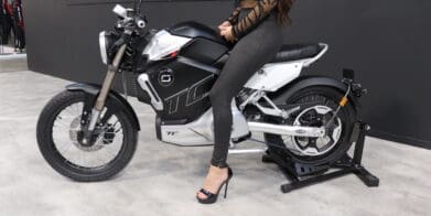 A super soco TC Max Electric motorcycle