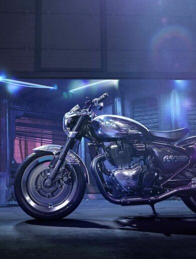 Royal Enfield's new Bobber: The SG650 Concept, just revealed at this year's EICMA Awards.