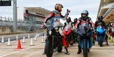 A view of the RideSmart Motorcycle School