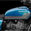 A view of the patent image associated with a potential new Honda 1100 Hawk, as imagined by Young Machine