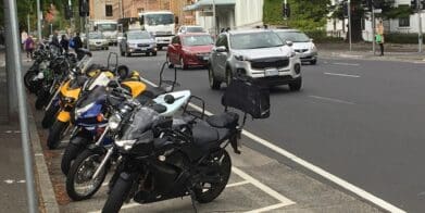 Hobart motorcycle parking