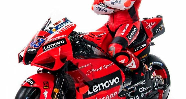 Jack Miller from the Ducati Lenovo Team