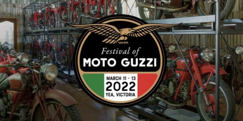 A view of the Moto Guzzi machines that will be on display in AU at the Festival of Moto Guzzi