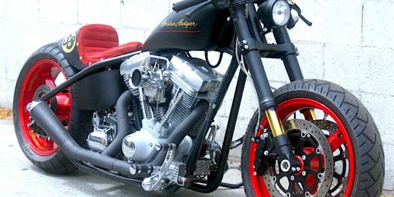 A view of the personalized bobber from the estate of the late Christian Audigier