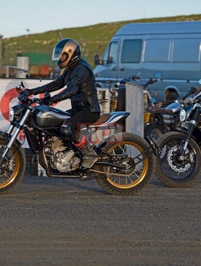 Spyshots courtesy of MCN showing a new Spitfire variant completing the Track Testing Phase.