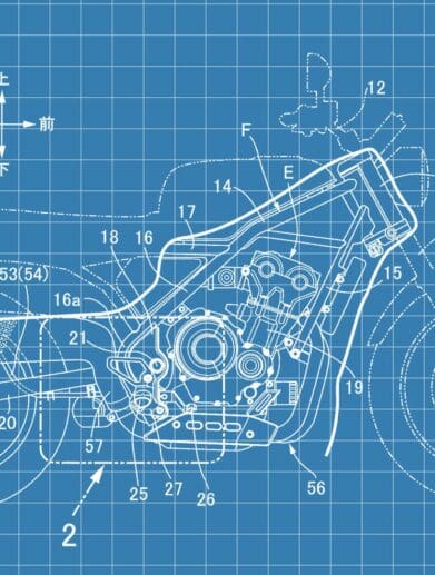 Patents for Honda's newer CL range. Photo courtesy of Cycleworld.