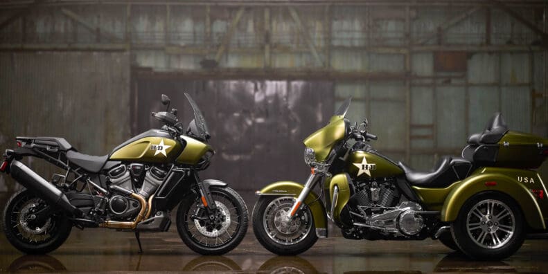 Harley-Davidson's Enthusiast Collection, featuring units inspired to honour vets. Media sourced from Ultimate Motorcycling.