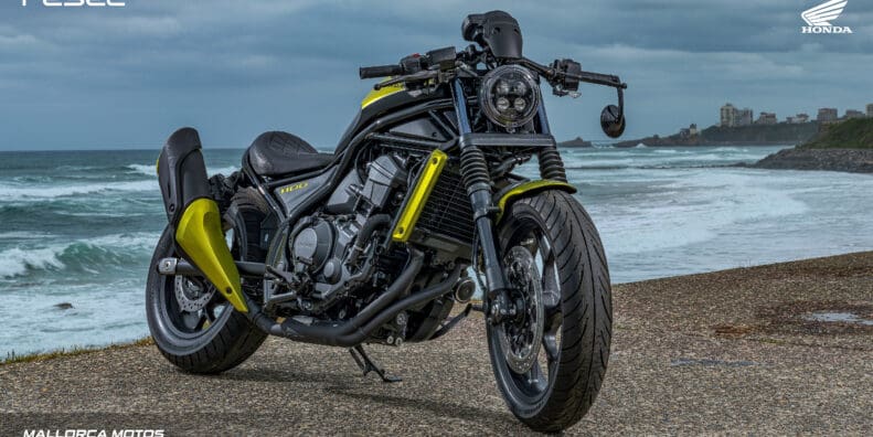 'Mallorca Motos' a part of Europe's Best Customized Honda Rebel Competition. Media sourced from Honda Customs EU.