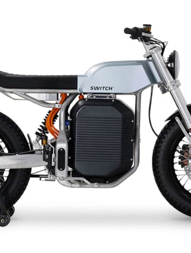 Switch's eScrambler - the world's first electric scrambler. Media sourced from Switch Motorcycles.