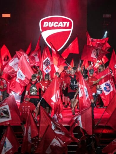 The crowds present at Ducati's 2022 World Ducati Week.