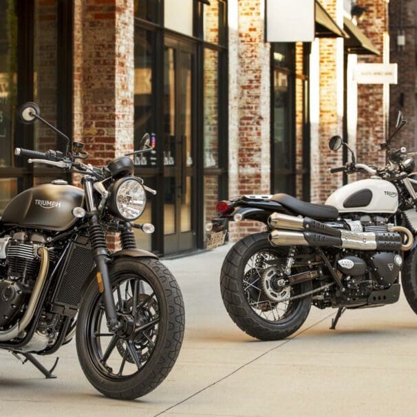 A view of Triumph's Street Twin. Media sourced from DriveMag Riders.