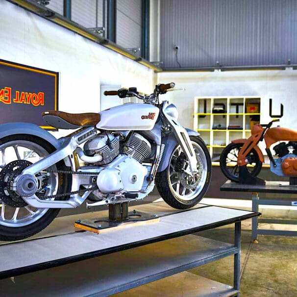 A view of Royal Enfield's design centre. Media sourced from ZigWheels.