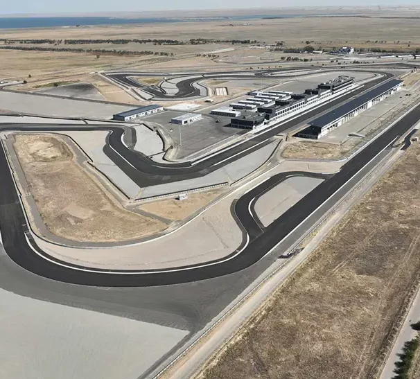 A MotoGP circuit. Media sourced from MCN.