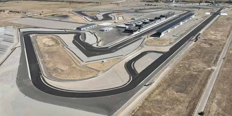 A MotoGP circuit. Media sourced from MCN.