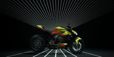 The Ducati Streetfighter V4 Lamborghini. Media sourced from Ducati's press release.