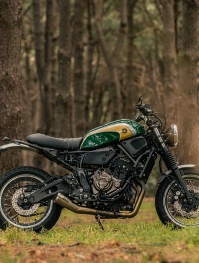 ‘The Forager,’ A Classic XSR700 from the Shop of Deus Ex Machina. Media sourced from Deus Ex Machina.