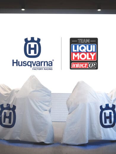 Husqvarna's ‘LIQUI MOLY Husqvarna Intact GP’ team, set to be revealed for 2023. Media sourced from Huskie's press release.