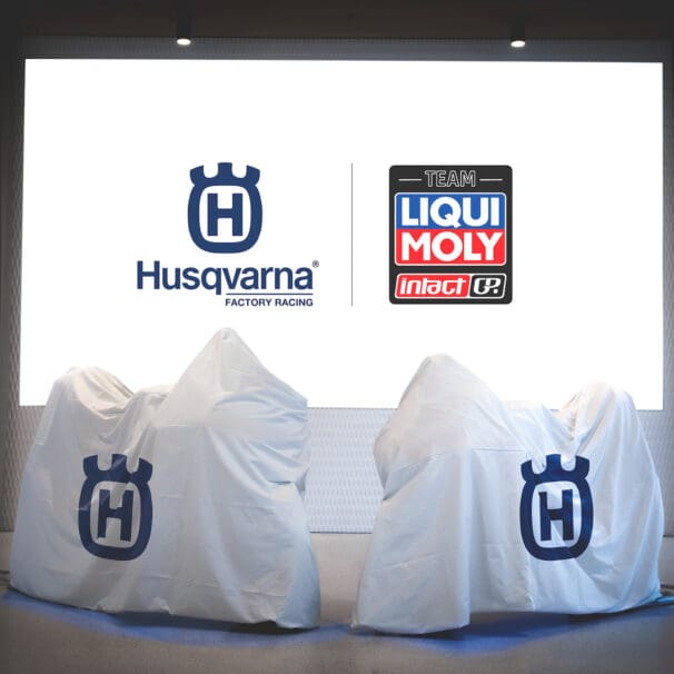 Husqvarna's ‘LIQUI MOLY Husqvarna Intact GP’ team, set to be revealed for 2023. Media sourced from Huskie's press release.