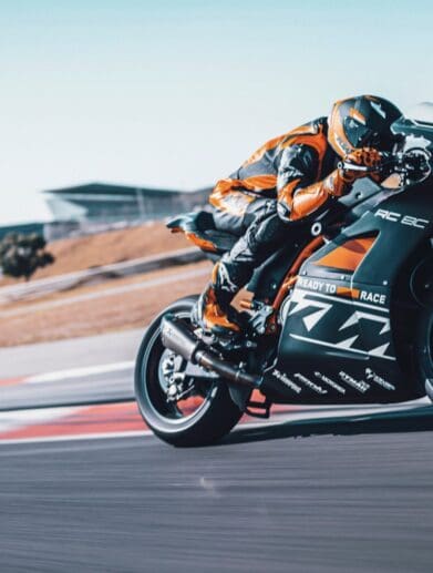 KTM's all-new 2023 RC 8C. Media sourced from KTM.