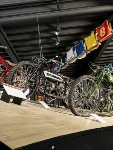 The Forshaw Collection of Speedway Motorcycles, which is now 100% sold. Media sourced from Bonham's press release.