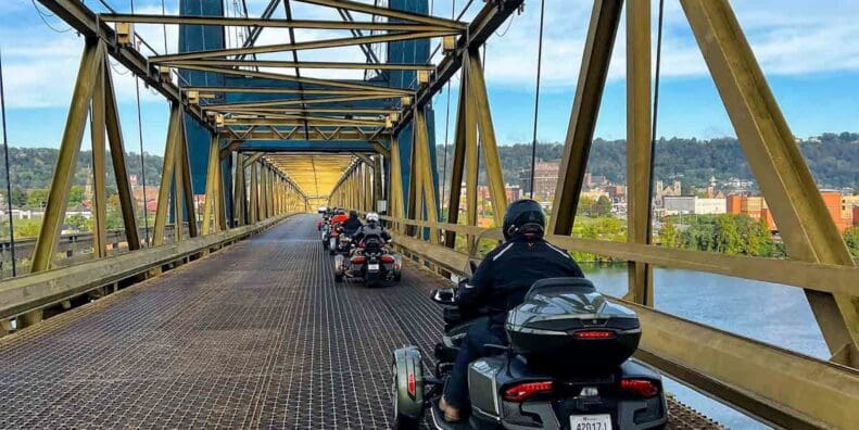 The Road Warriors Foundation, with use of Can-Am's Spyder machines. Media sourced from CycleWorld.