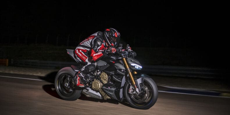 Ducati's new Streetfighter range, including the V4, V4 S, and V4 SP2. Media sourced from Ducati.