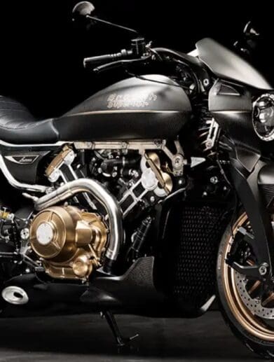 Brough Superior's new machine, the Dagger - a roadster with a titanium frame, premium components and serious style. Media sourced from Brough Superior.