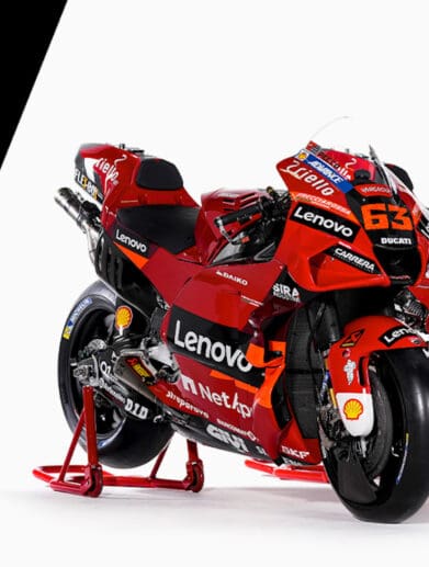 Ducati's MotoGP team bike[s]. Media sourced from Ducati.