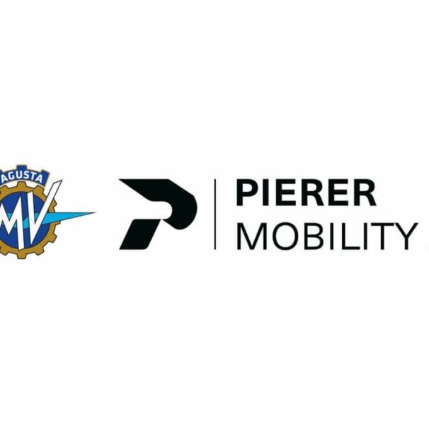 MV Agusta's logo with PIERER Mobility's logo. Media sourced from MV Agusta.