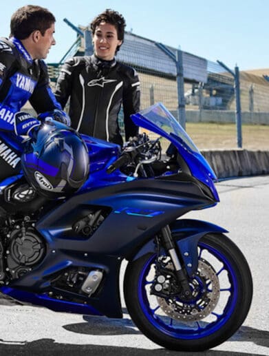 Yamaha's super sport offering. Media sourced from Yamaha.