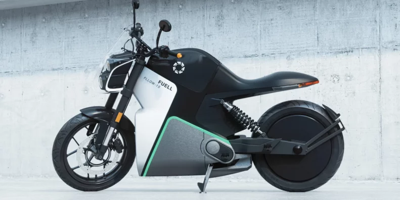 Electric motorcycle brand FUELL, and their new incubating machine, the FLLOW. Media sourced from FUELL.