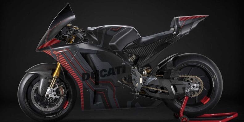 Ducati's V21L prototype, which has begun production! Media sourced from RideApart.