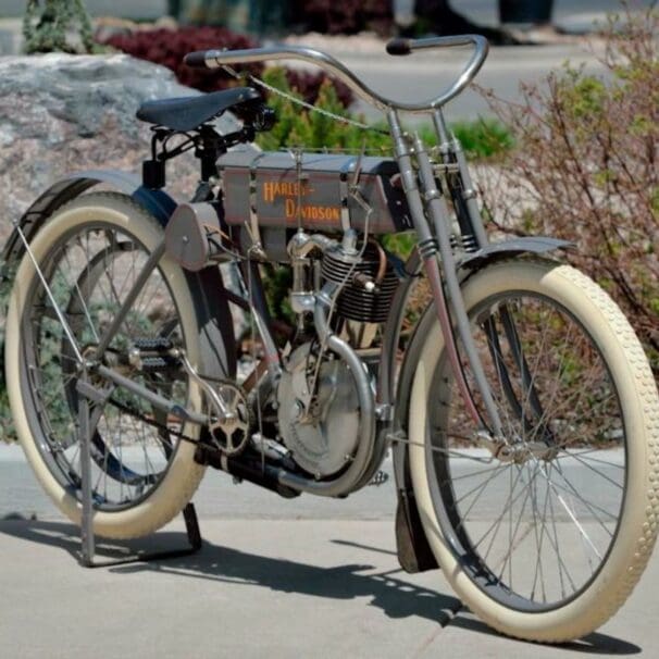 A Harley-Davdison strap tank that sold at Mecum auctions for $850k. Media sourced from VisorDown.