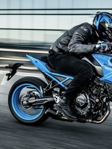 Suzuki's 2023 GSX-8S. Media sourced from Suzuki.