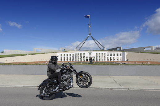 Stunt rider Matt Mingay