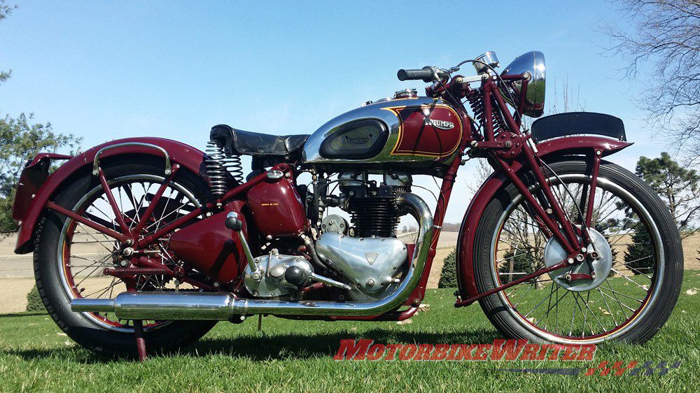 Steve McQueen 1938 Triumph Speed Twin