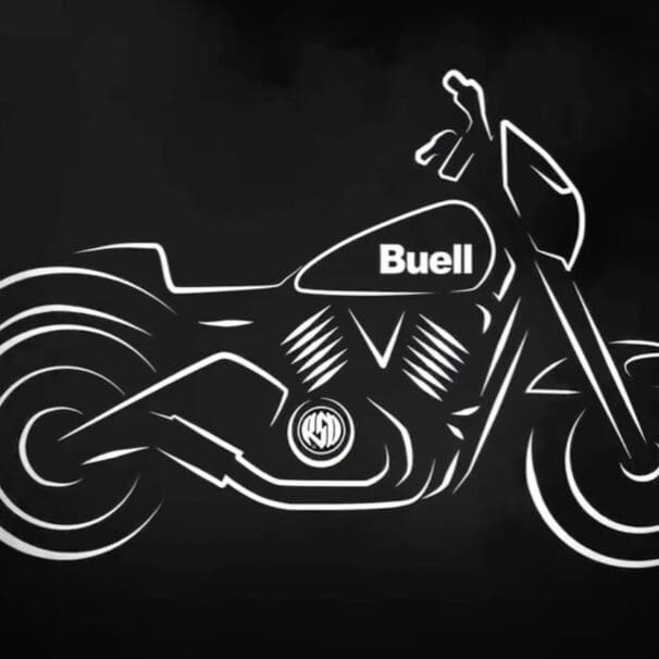 A view of the teaser video on Buell's Instagram social media platform, locking in hints of a new "model year 2025" bike created in collaboration with RSD.