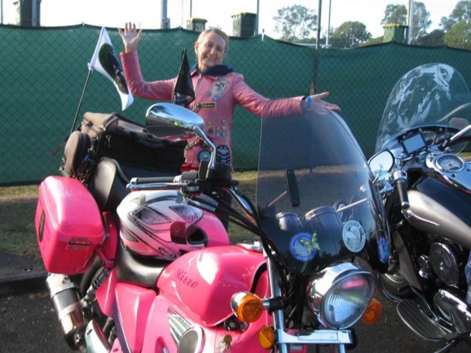 Charity ride for domestic violence support