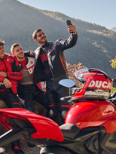 A view of Ducati's 2023 Apparel Collections. Media sourced from Ducati.