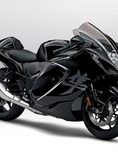 A view of the 2023 Suzuki Hayabusa. Media sourced from Suzuki.