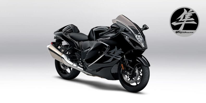 A view of the 2023 Suzuki Hayabusa. Media sourced from Suzuki.