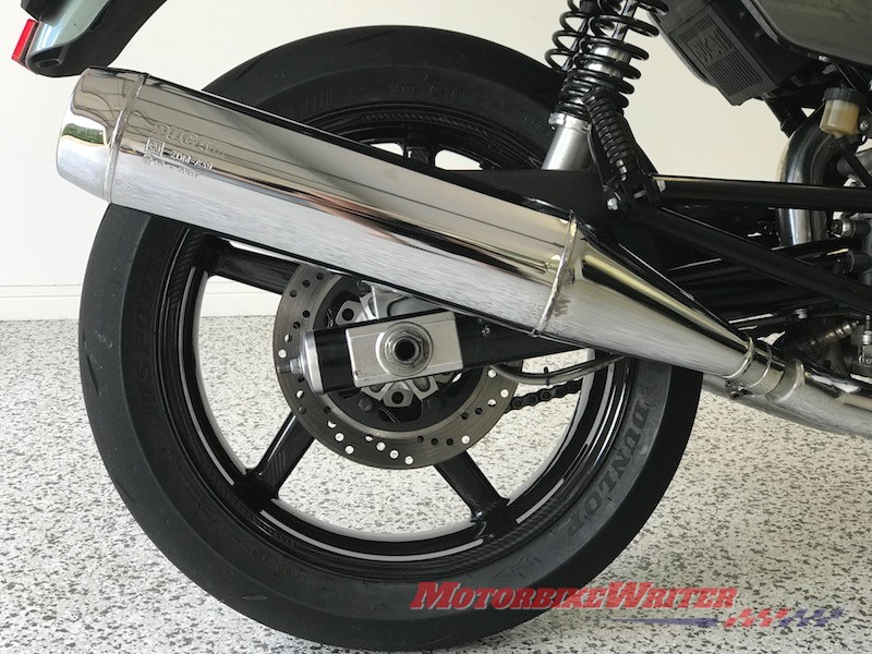 Blackstone TEK Black Diamond carbon fibre wheels for Ducati GT1000 