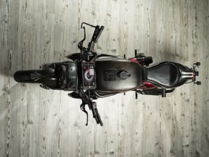 MV Agusta One with iPad motorcycle instruments