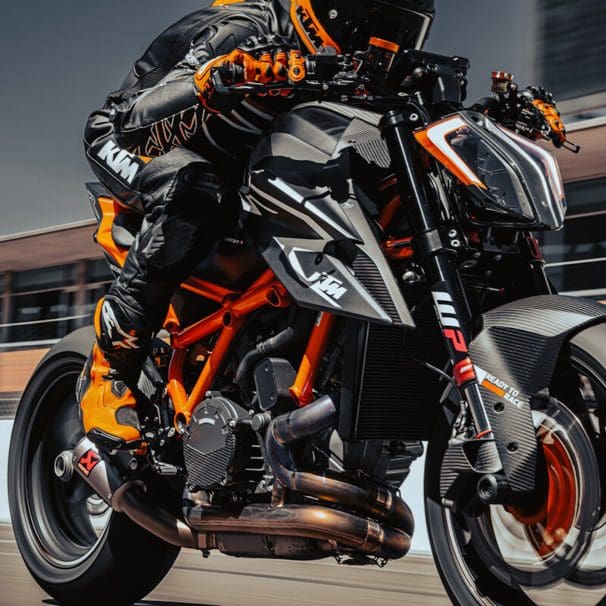 KTM's 2023 1290 Super Duke RR. Media sourced from KTM's recent press release.