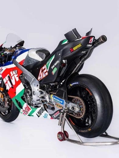 A view of Honda's livery for MotoGP. Media sourced from MCN.