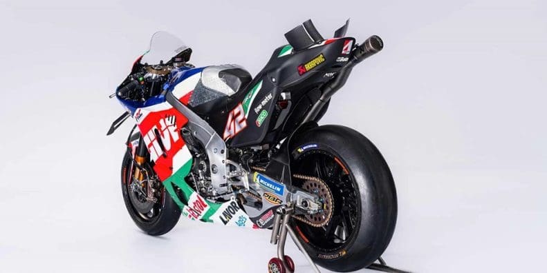 A view of Honda's livery for MotoGP. Media sourced from MCN.